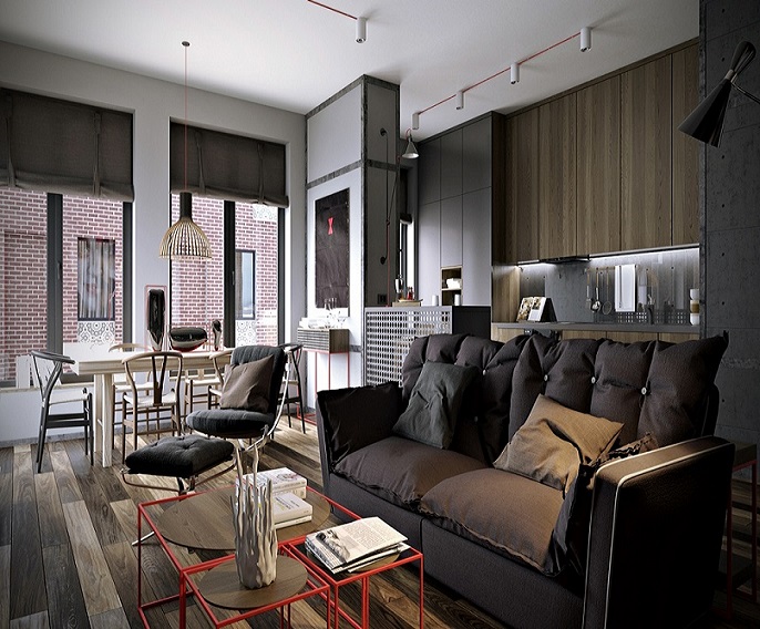 Design of a Bachelor Pad in Interior Designing